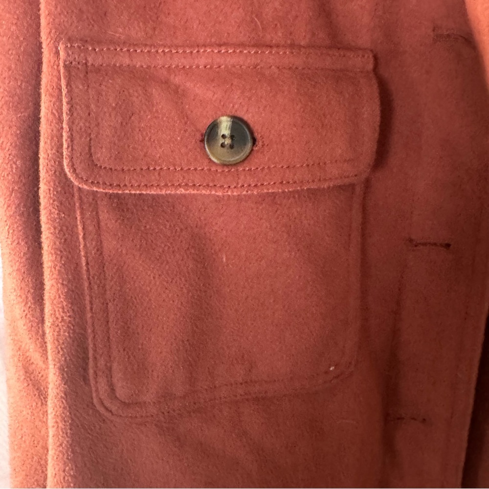 Old Navy Brown Utility Jacket Casual Oversized Fit - Picture 2 of 4
